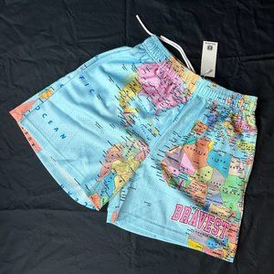 Bravest Studios Atlas Map Shorts Large New